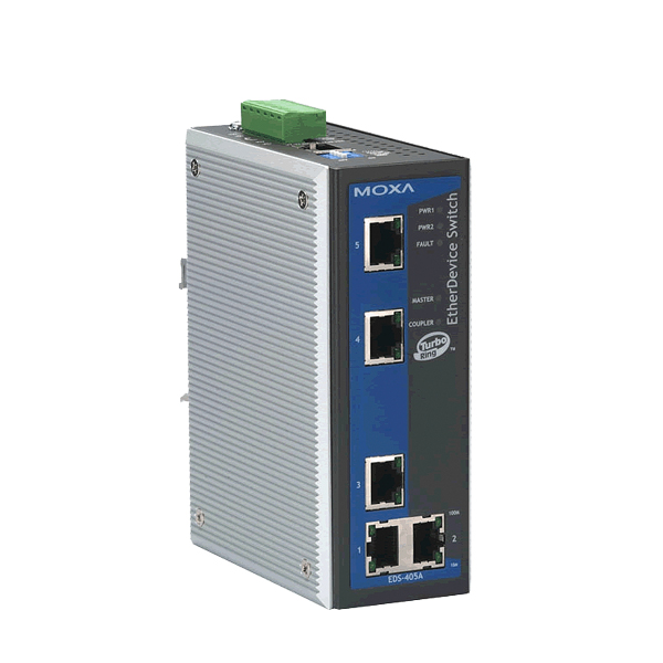 MOXA  EDS-405A  Коммутатор  Ethernet Switch 5 10/100BaseT(X) ports
