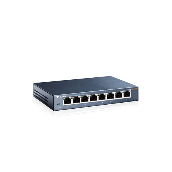 TP-Link  TL-SG108  коммутатор (до 1000Мбит/с) 8 портов