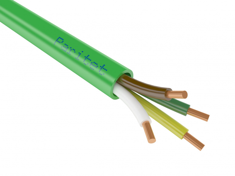 КСВВнг(А) LSLTx 4х0,5 мм (бухта 200м) кабель зелёный  Паритет