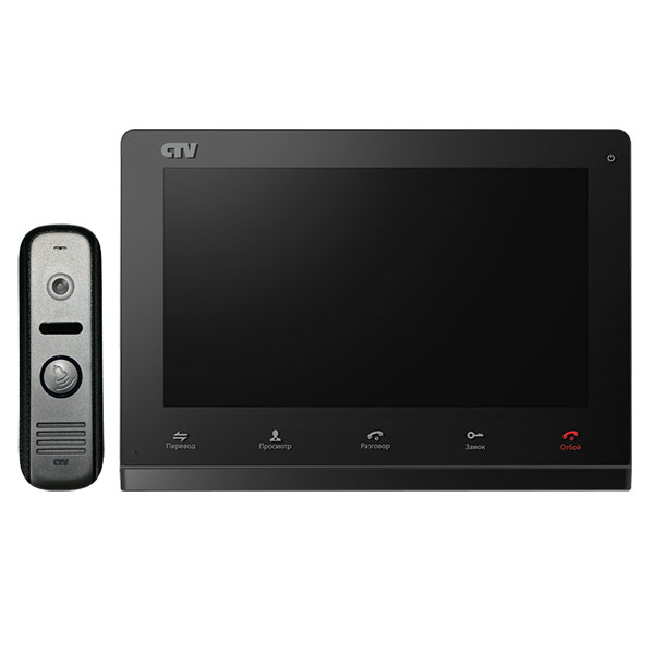 Комплект монитор+вызывная панель CTV-DP2702MD (черный)