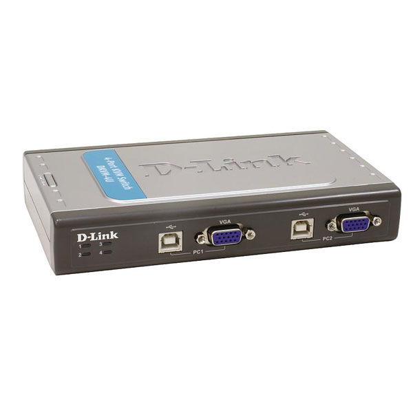 D-Link  DKVM-4U/A5B  Переключатель на 4 компьютера USB