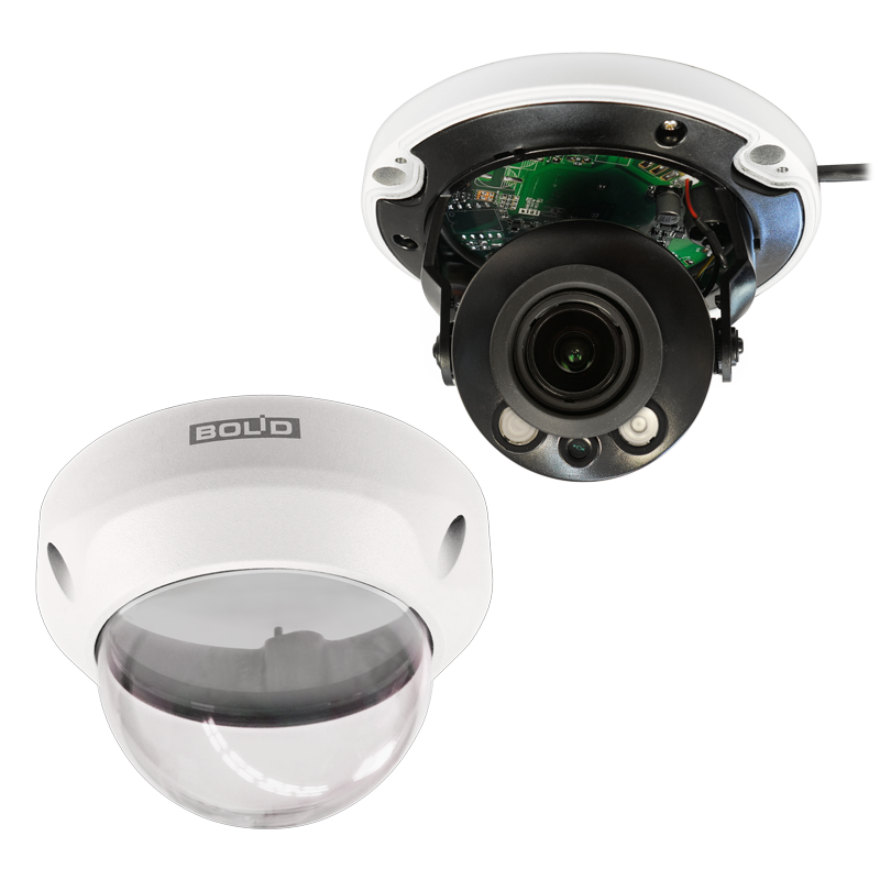 Видеокамера BOLID VCG-220-01 профессиональная (2.7-13.5mm) (версия 2) 2.0Mp protect dome TVI/AHD/CVI/CVBS